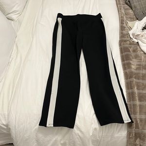 Black Aritzia stretchy work pants